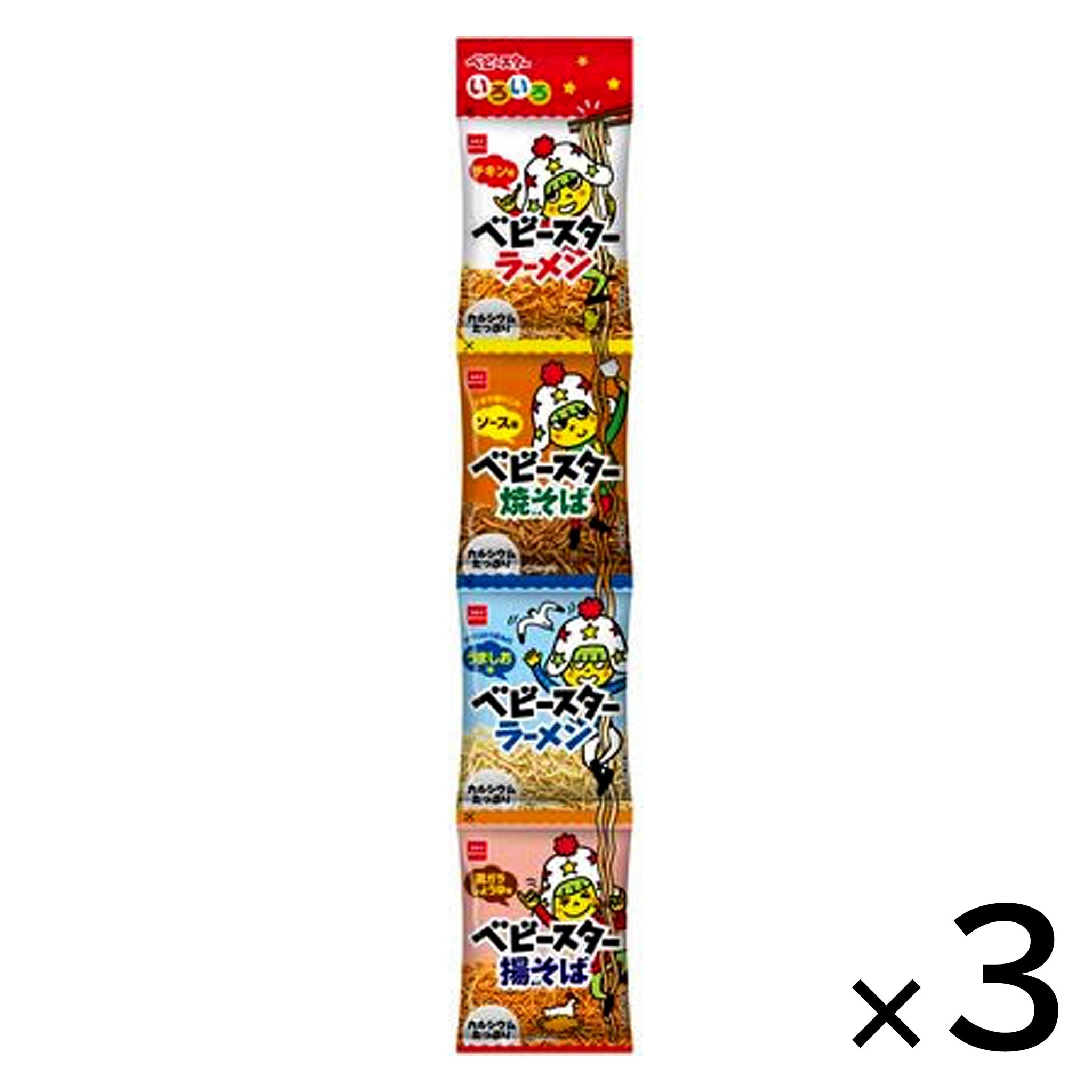 Oyatsu Company Ramen Snack Babystar Mini Set (3-pack)